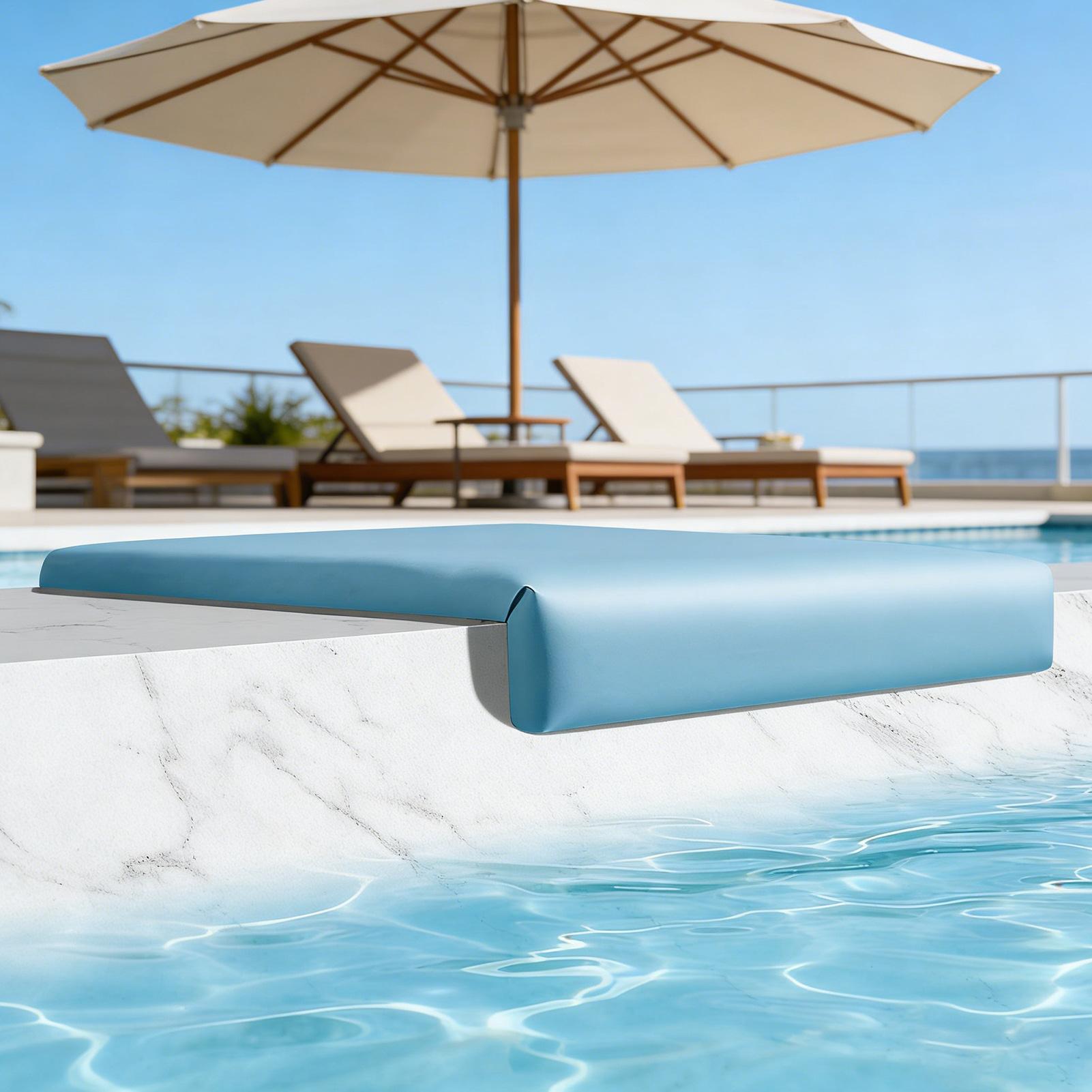 Outdoor Furniture Bench - Lakeside Swimming Bench Portable Pool Chair,