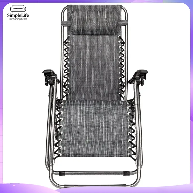 Deck Chair Lounger - Infinite Zero Gravity Chair Adjustable Folding