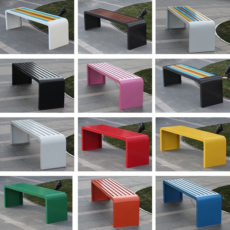 Outdoor Furniture Bench - 1m-1.8m cold rolled steel metal bench