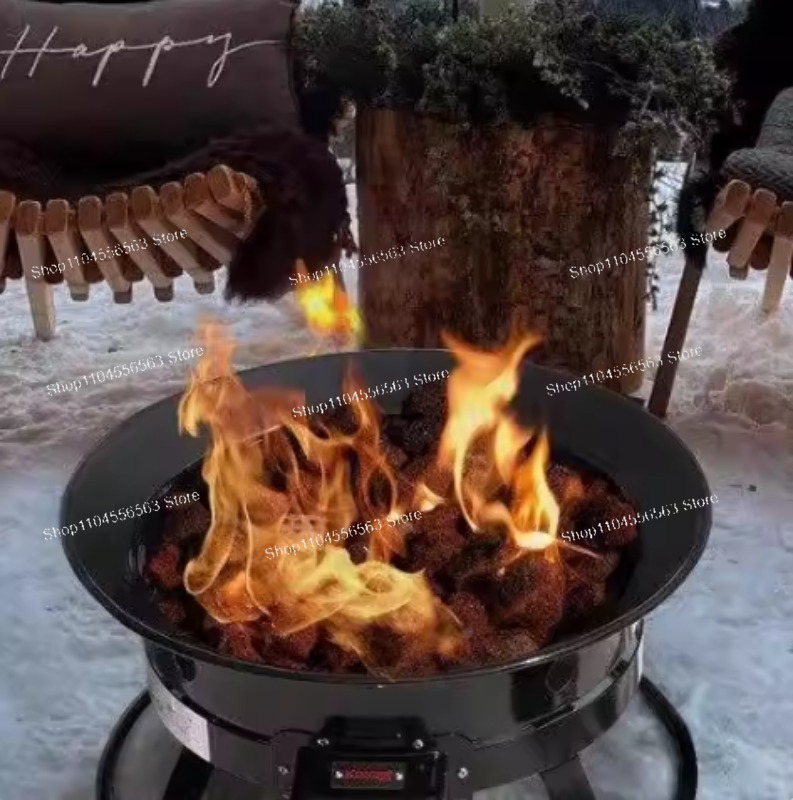 Outdoor Furniture And Fire Pit - Portable Propane Fire Pit 58,000 BTU