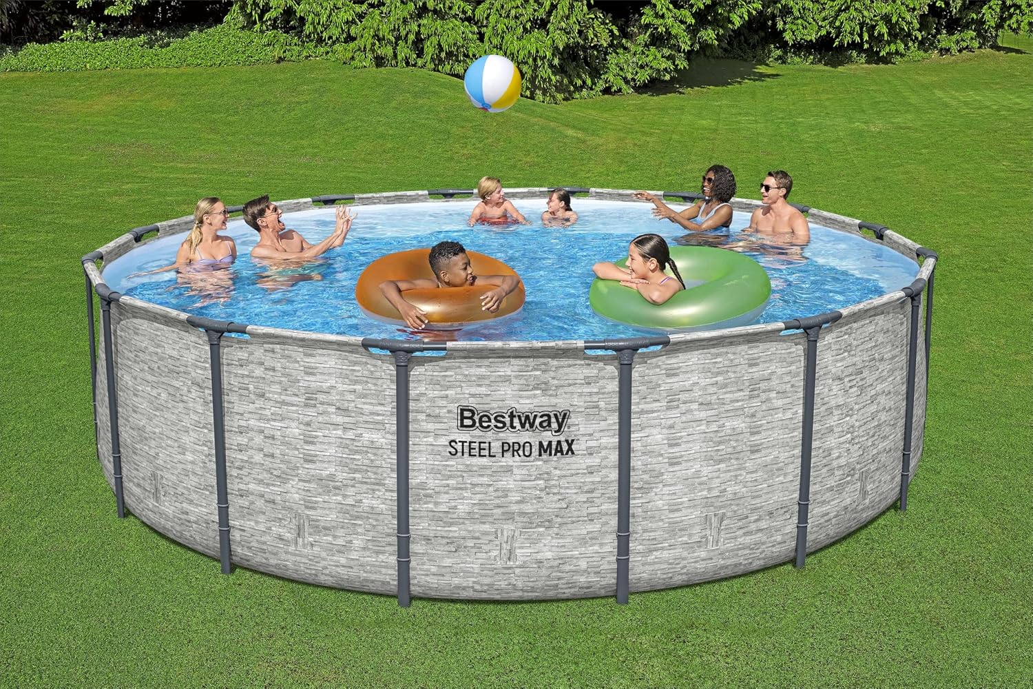 Inflatable Hot Tub - Steel Pro MAX Above Ground Swimming