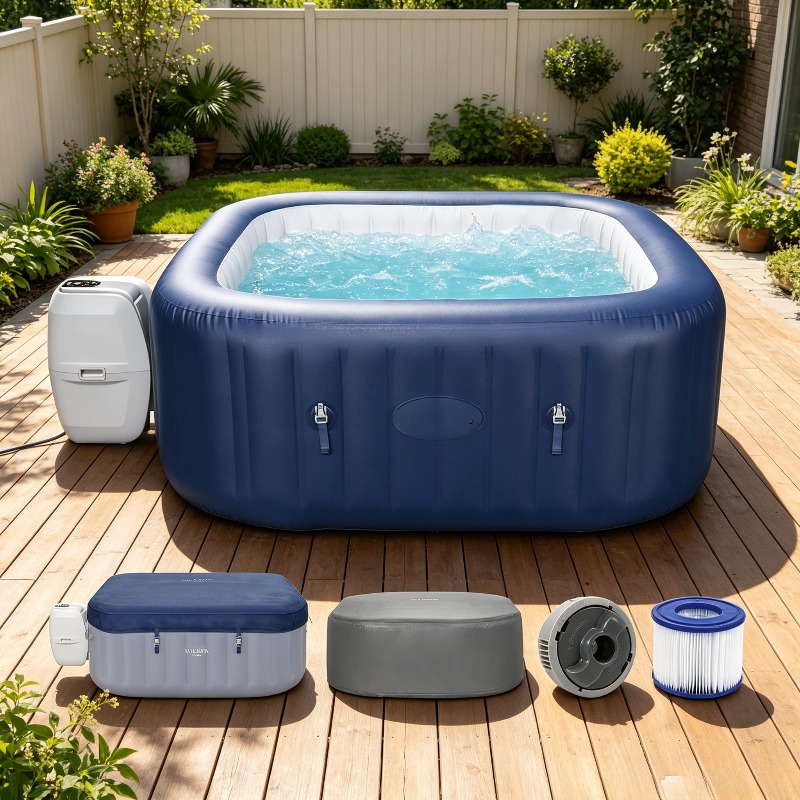 Inflatable Hot Tub - SaluSpa AirJet 4 to 6 Person