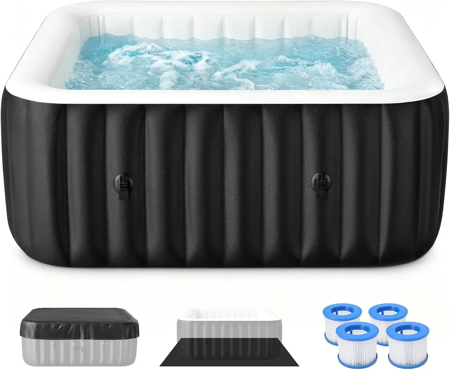 Inflatable Hot Tub - Inflatable Hot Tub Large Square Portable