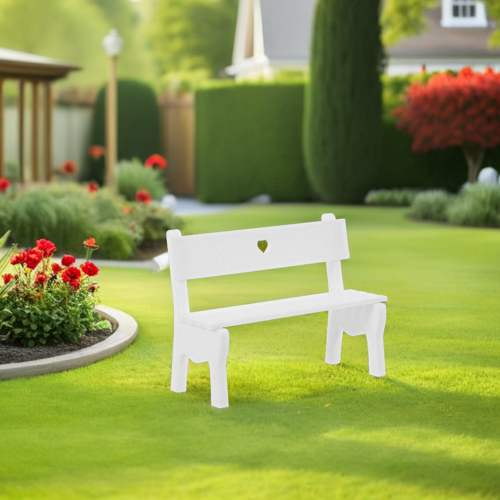 Outdoor Furniture Bench - Miniature Park Bench Micro Landscape Mini