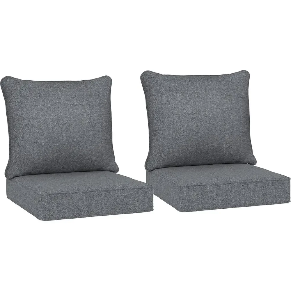Outdoor Furniture Cushions 24 X 24 - Weather-Resistant Outdoor Chair Cushions Set of