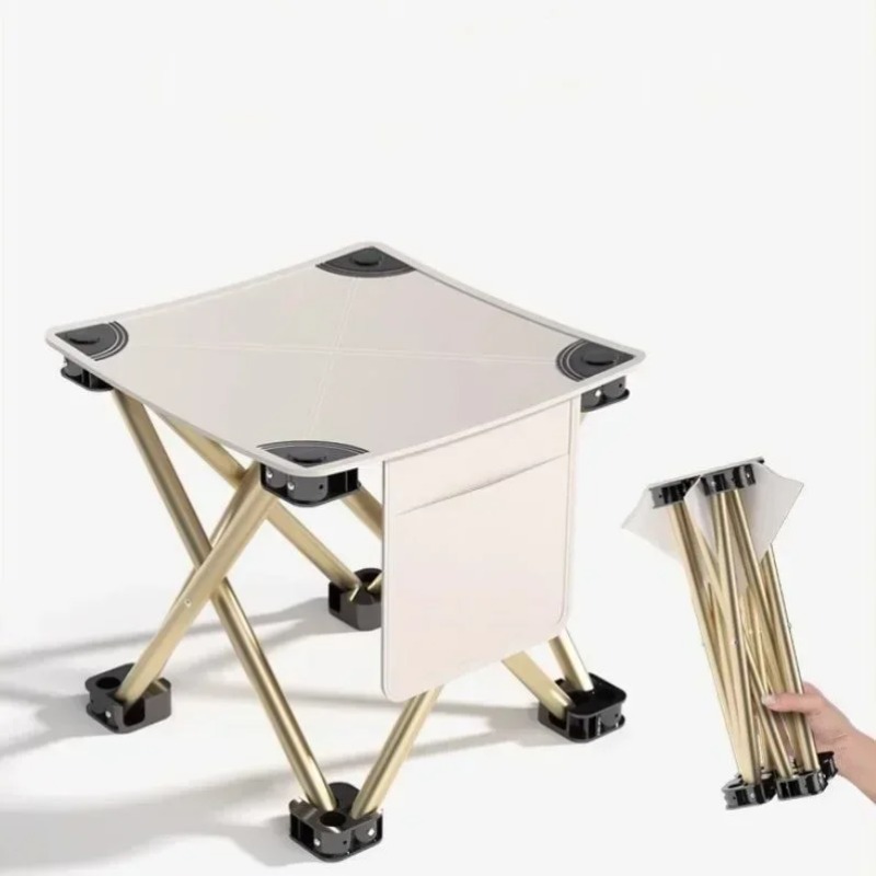 Outdoor Furniture Bench - Comfortable Outdoor Folding Stool Portable Pony