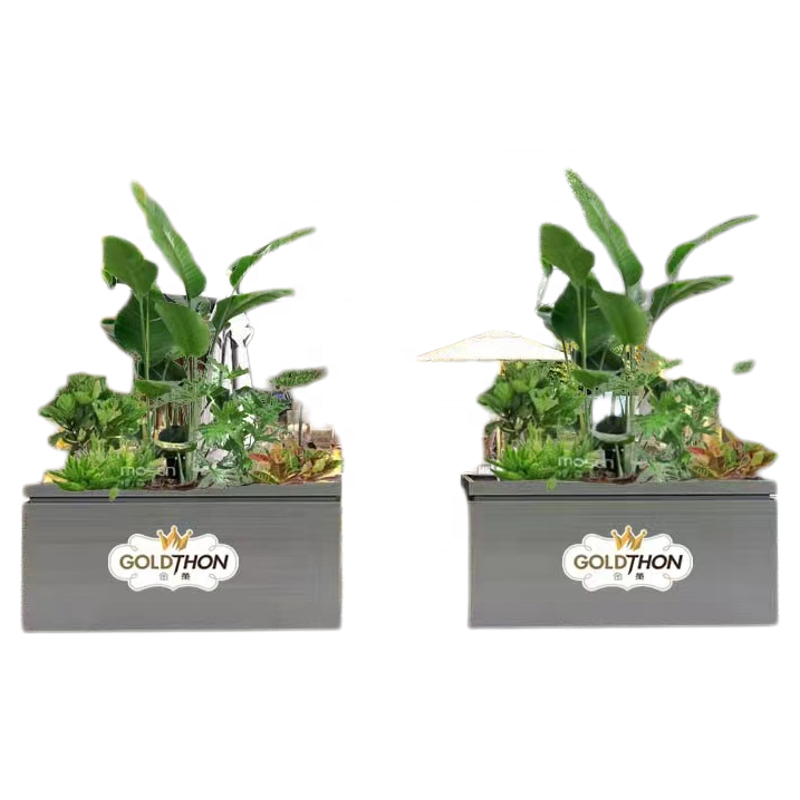 Outdoor Furniture Store - &Outdoor Wrought-Iron Flower Beds Partition Planters