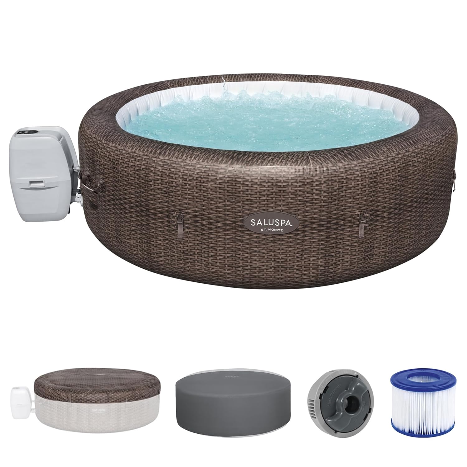 Inflatable Hot Tub - SaluSpa St. Moritz 5 to 7