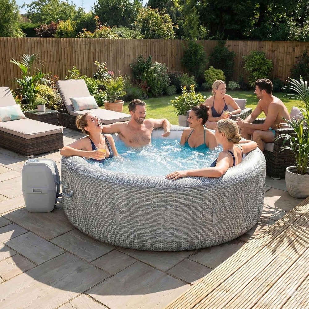 Inflatable Hot Tub - Portable Inflatable Hot Tub Spa,Smart AirJet