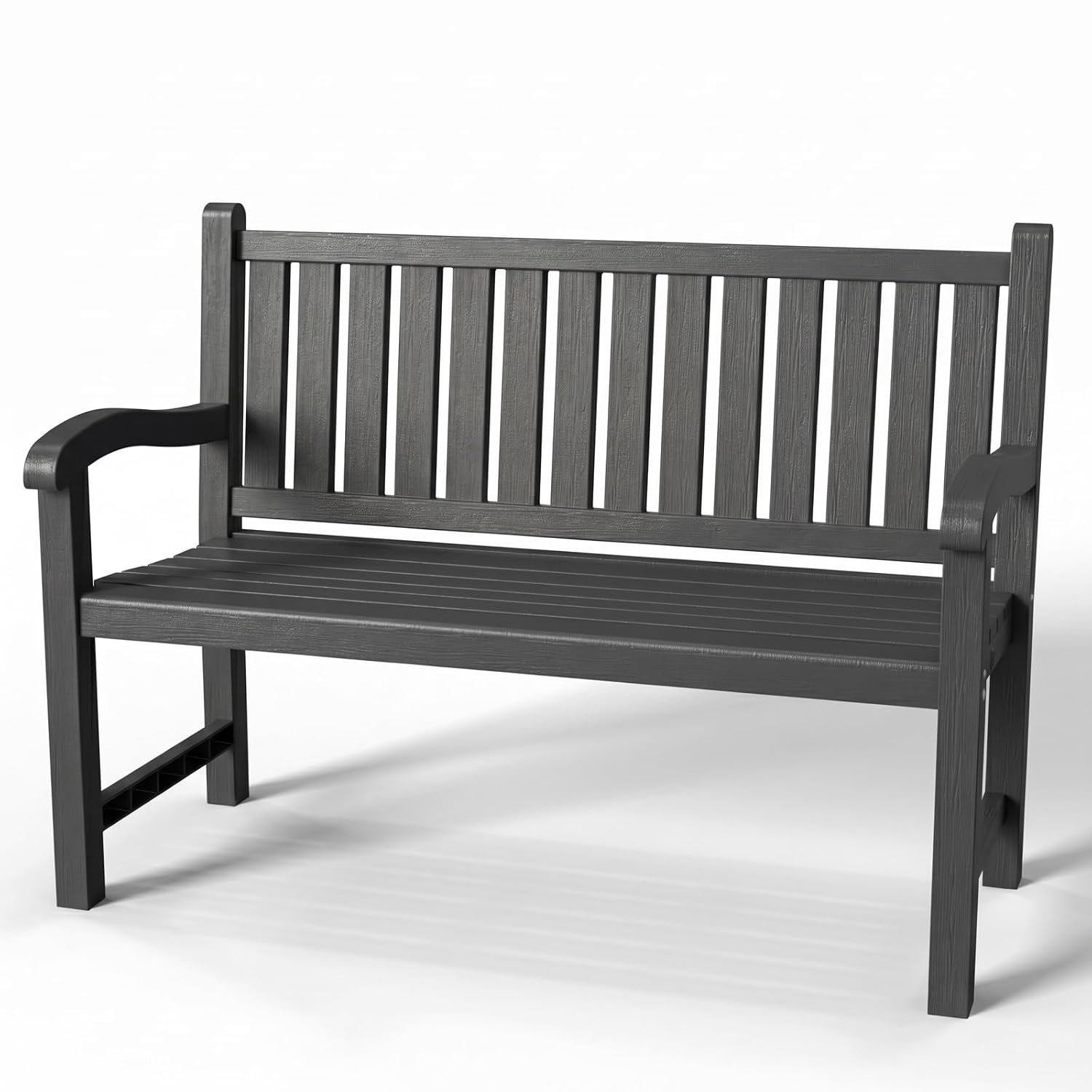 Outdoor Furniture Bench - Outdoor Bench 2-Person Resin Patio Chair