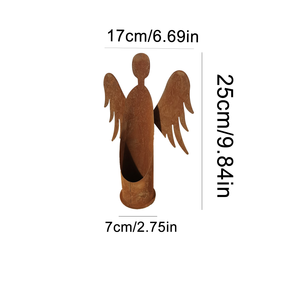 1Pc Iron Garden Sculpture, Vin - Outdoor Furniture Iron ulasan dan harga