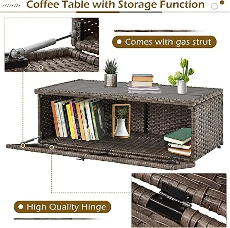 #For Aluminum Outdoor Patio Fu - Outdoor Furniture With Storage For Cushions ulasan dan harga