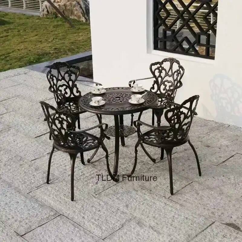 Urniture Set Outdoor Leisure C - Outdoor Furniture Iron ulasan dan harga