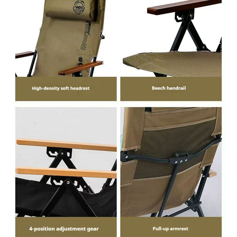 Folding High Back Beach Campin - Outdoor Furniture Iron ulasan dan harga