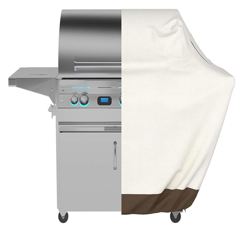 210D BBQ Beige Barbecue Grill  - Outdoor Furniture Protector ulasan dan harga