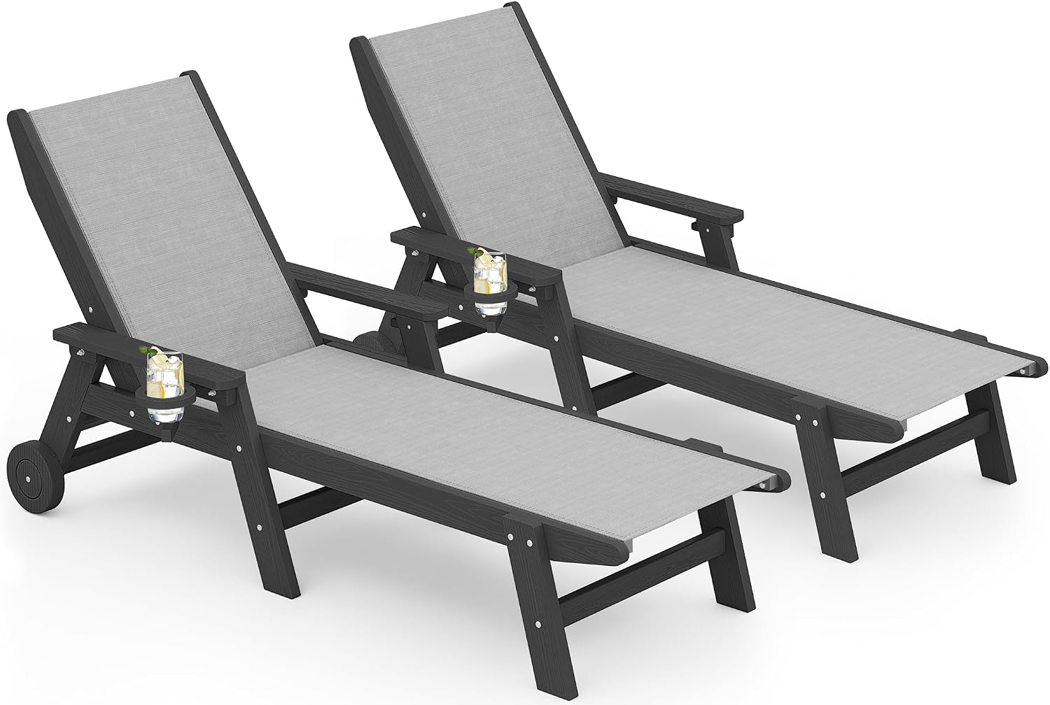 Patio Chaise Lounge Chair Set  - Deck Chair Lounger ulasan dan harga