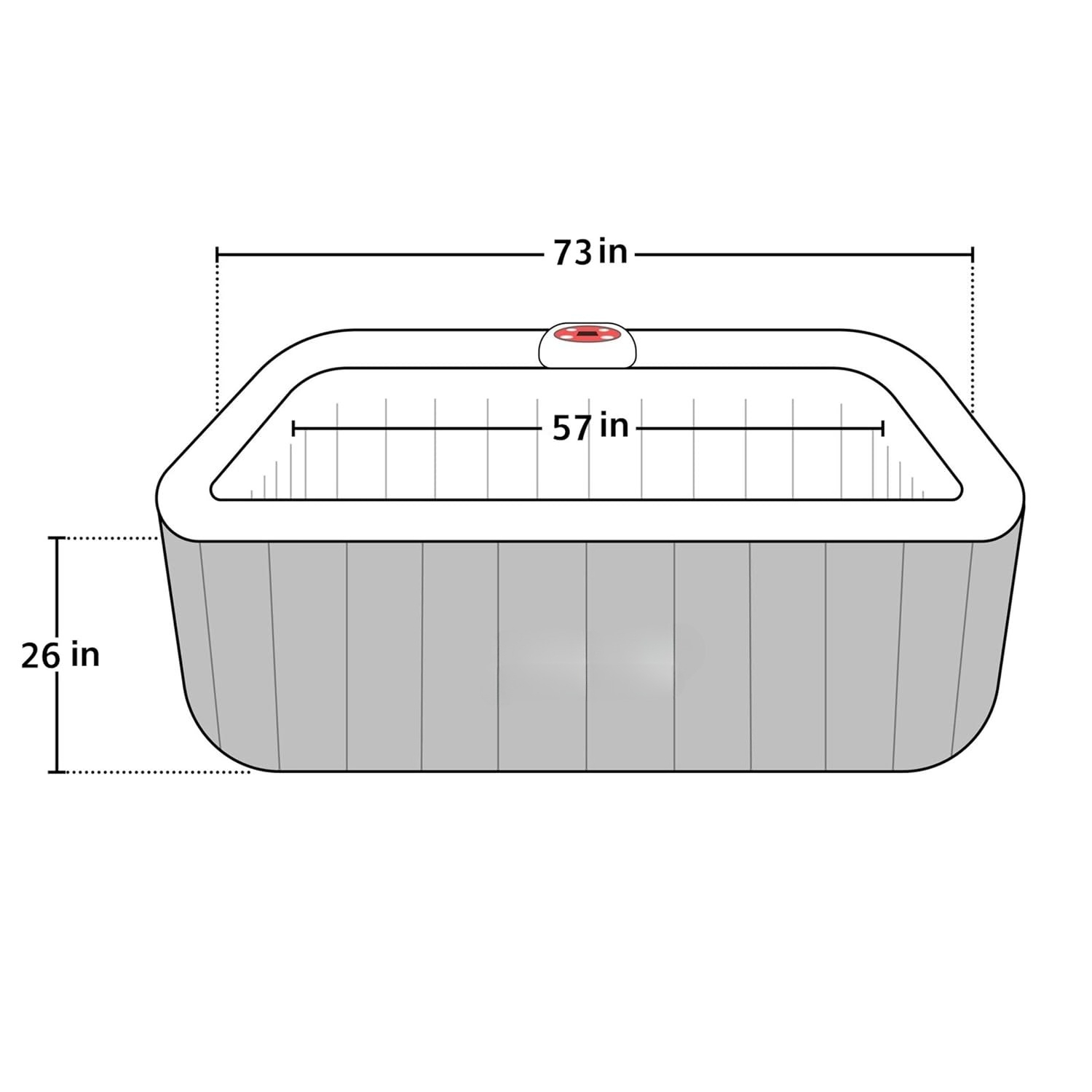 Portable Inflatable Hot Tub Sp - Inflatable Hot Tub ulasan dan harga