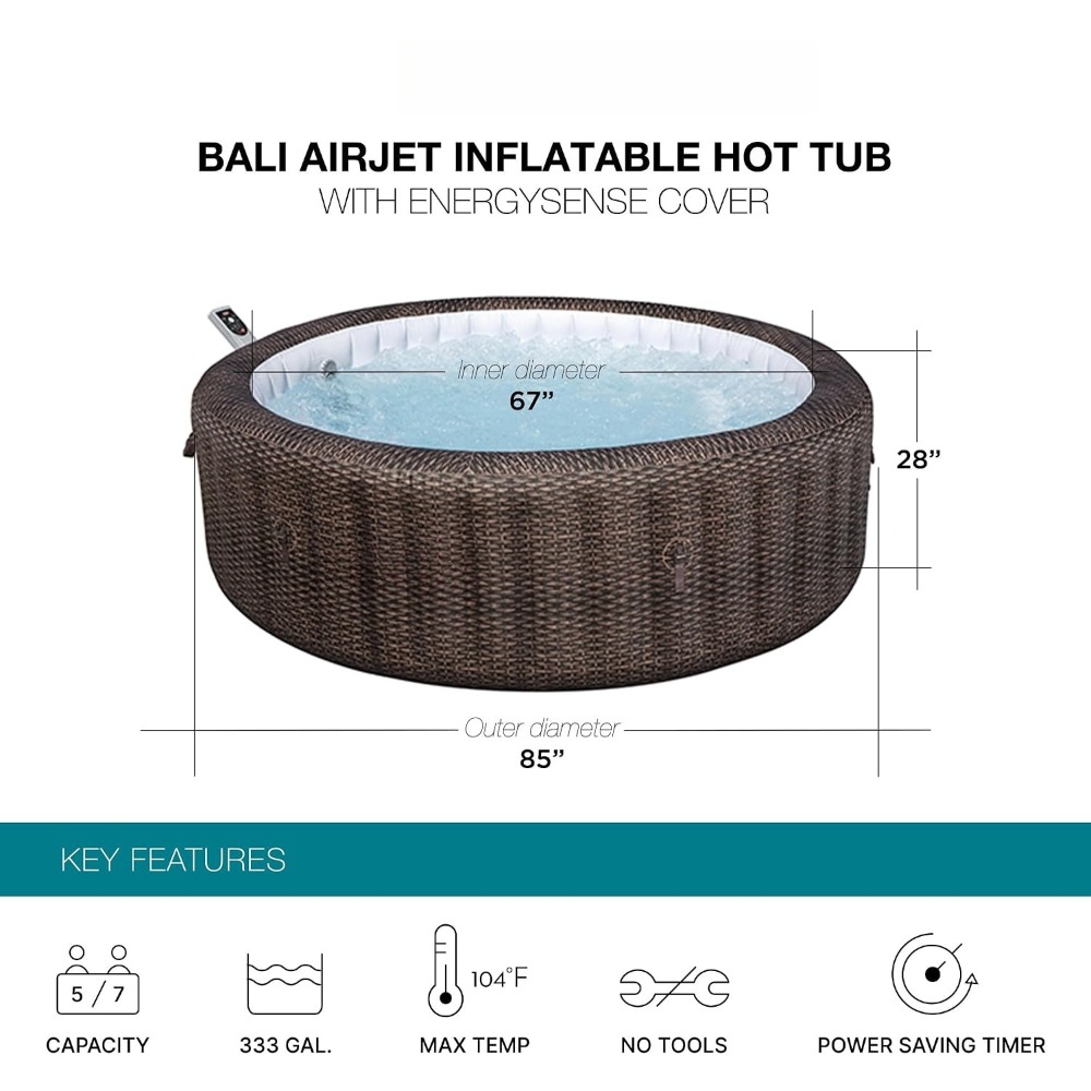Round Inflatable Hot Tub, Port - Inflatable Hot Tub ulasan dan harga