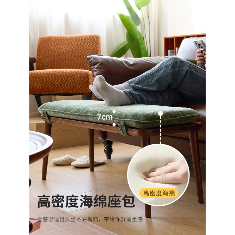 Solid Wood Nordic Retro Shoe C - Outdoor Furniture With Storage For Cushions ulasan dan harga