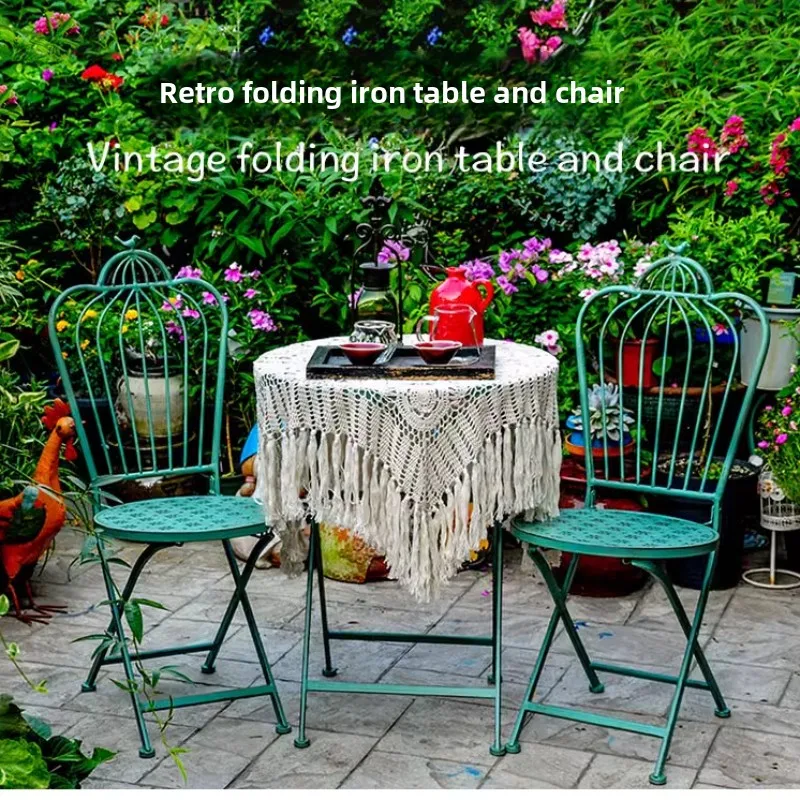 Outdoor Courtyard Garden Chair - Outdoor Furniture Iron ulasan dan harga