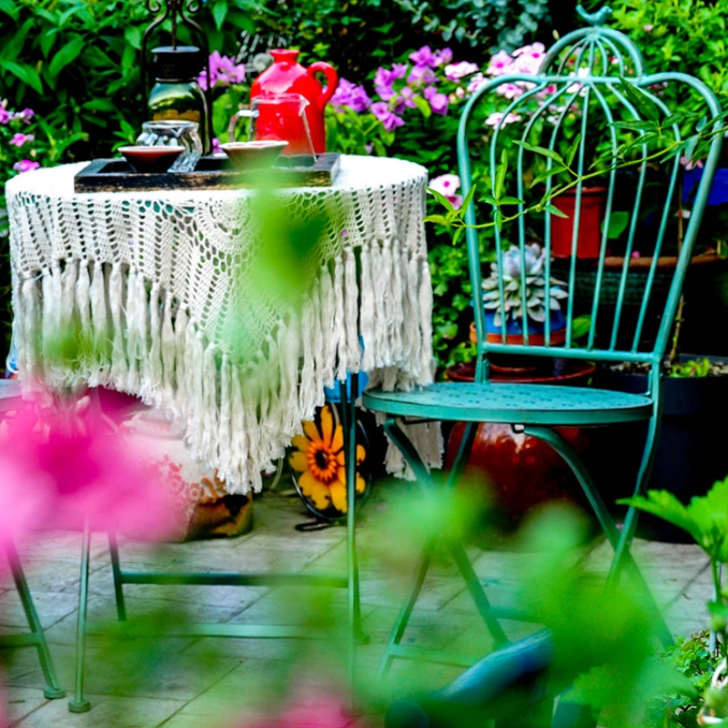 Outdoor Courtyard Garden Chair - Outdoor Furniture Iron ulasan dan harga