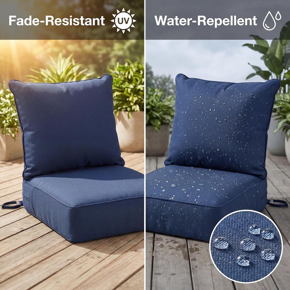 6 Thick Outdoor Chair Cushions - Outdoor Furniture Cushions 24 X 24 ulasan dan harga