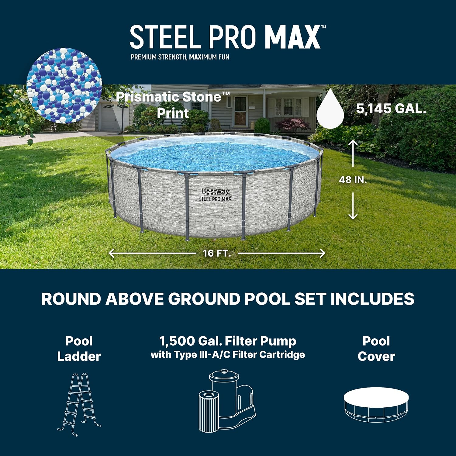 Steel Pro MAX Above Ground Swi - Inflatable Hot Tub ulasan dan harga