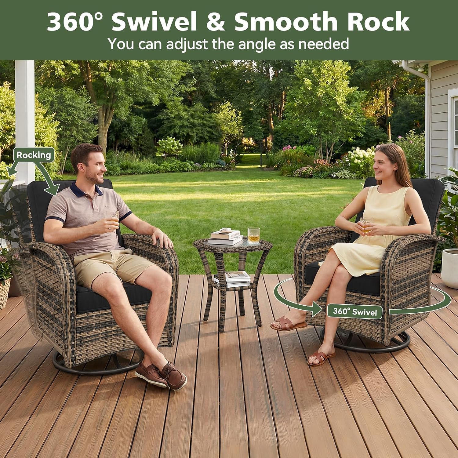 11 Piece Outdoor Patio Furnitu - Outdoor Furniture With Fire Pit Table ulasan dan harga