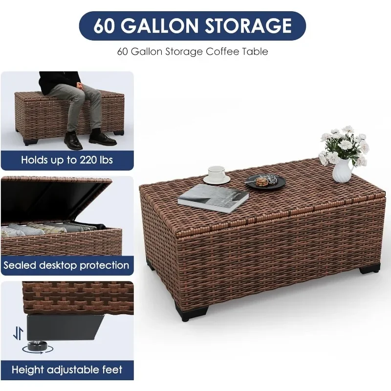 A Furniture Set with Fire Pit  - Outdoor Furniture With Fire Pit Table ulasan dan harga