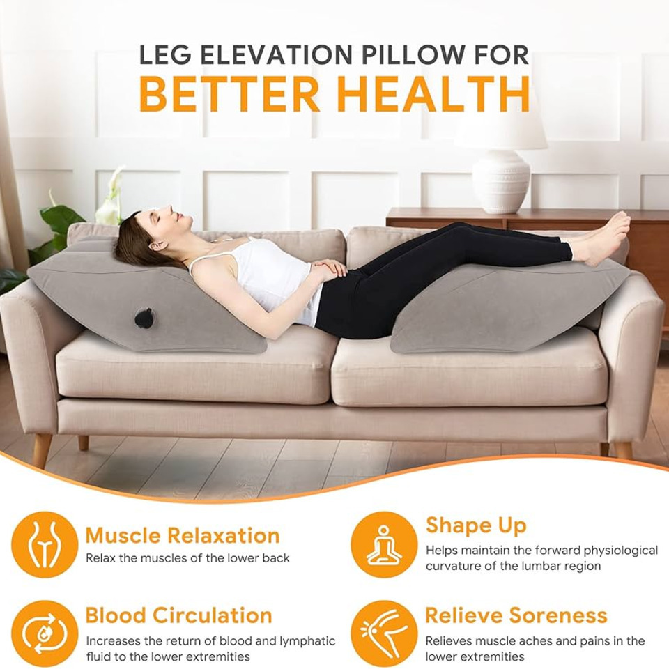 New Inflatable Leg Rest Cushio - Outdoor Furniture Cushions ulasan dan harga