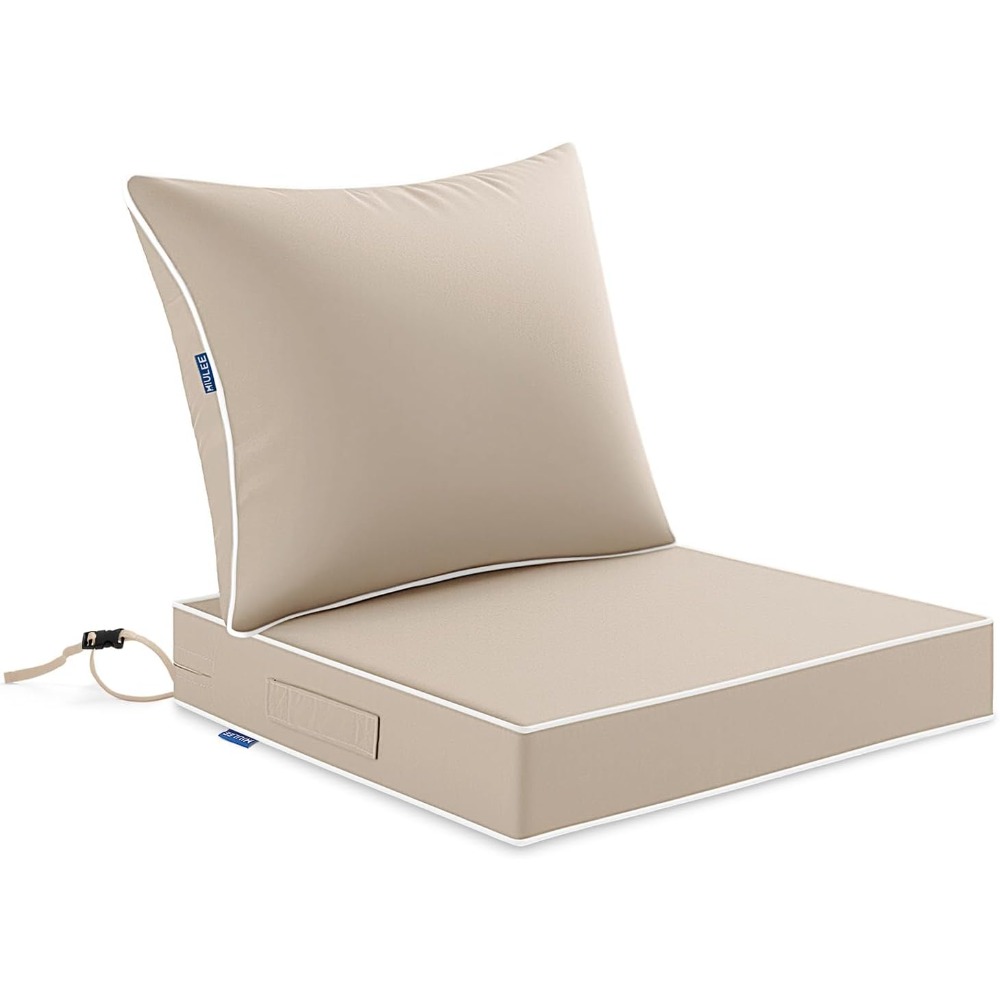 Beige Outdoor Seat Cushion 24x - Outdoor Furniture Cushions 24 X 24 ulasan dan harga