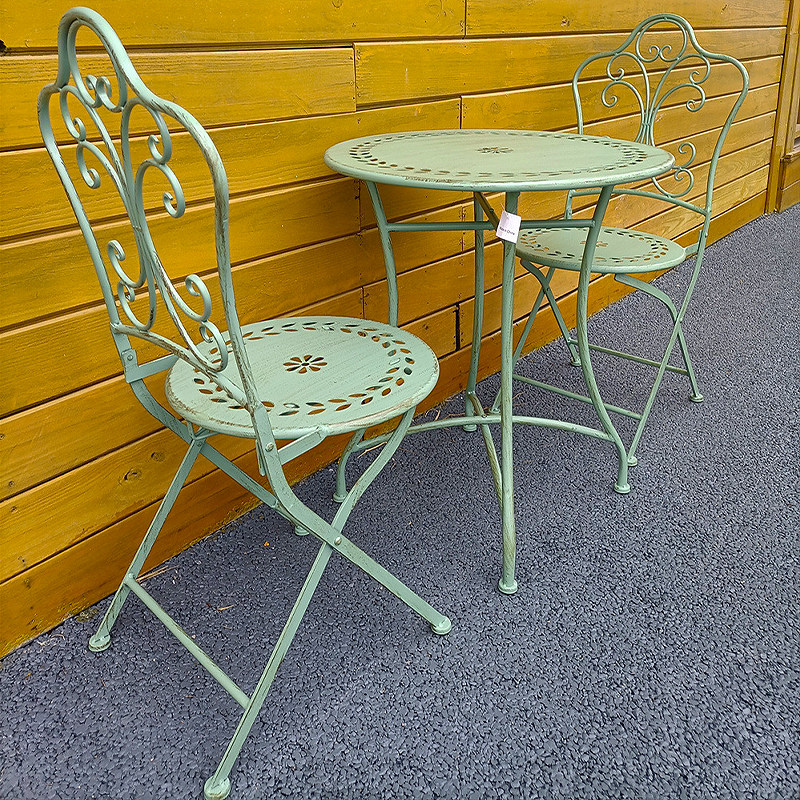 French Country Iron Table and  - Outdoor Furniture Iron ulasan dan harga