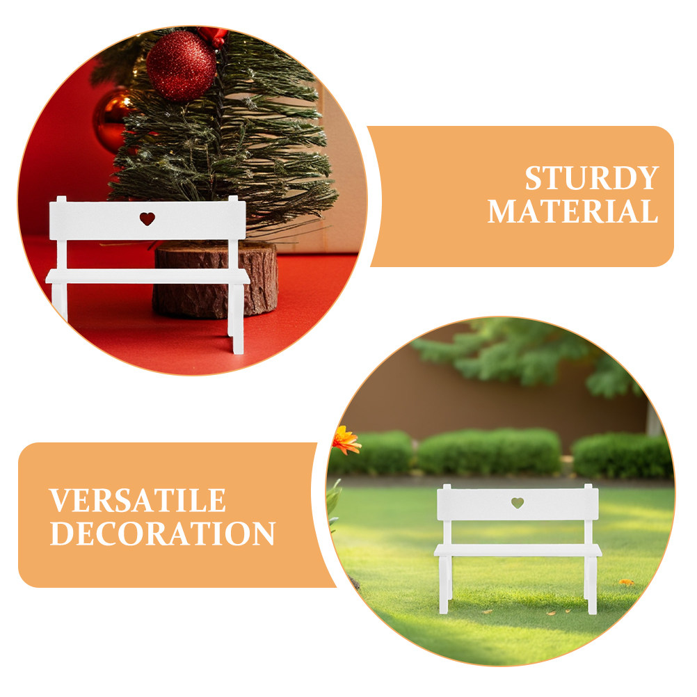 Miniature Park Bench Micro Lan - Outdoor Furniture Bench ulasan dan harga
