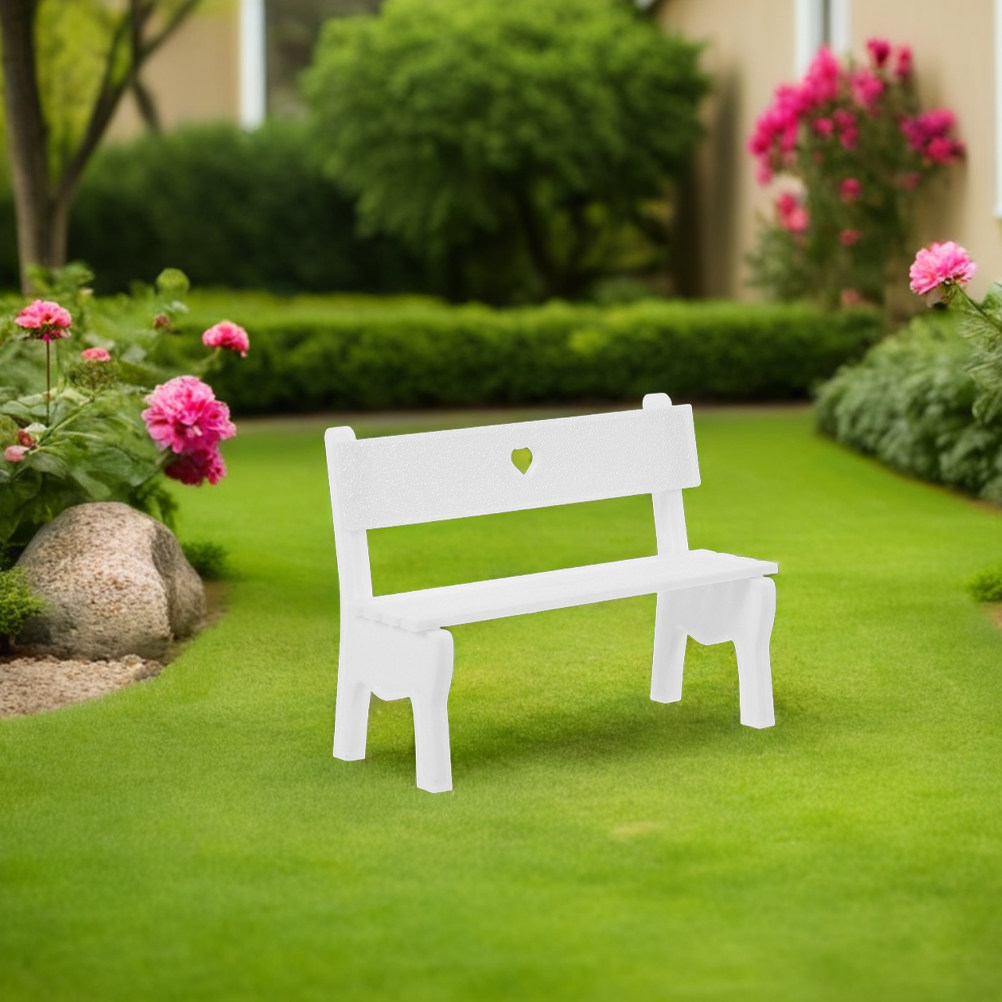 Miniature Park Bench Micro Lan - Outdoor Furniture Bench ulasan dan harga
