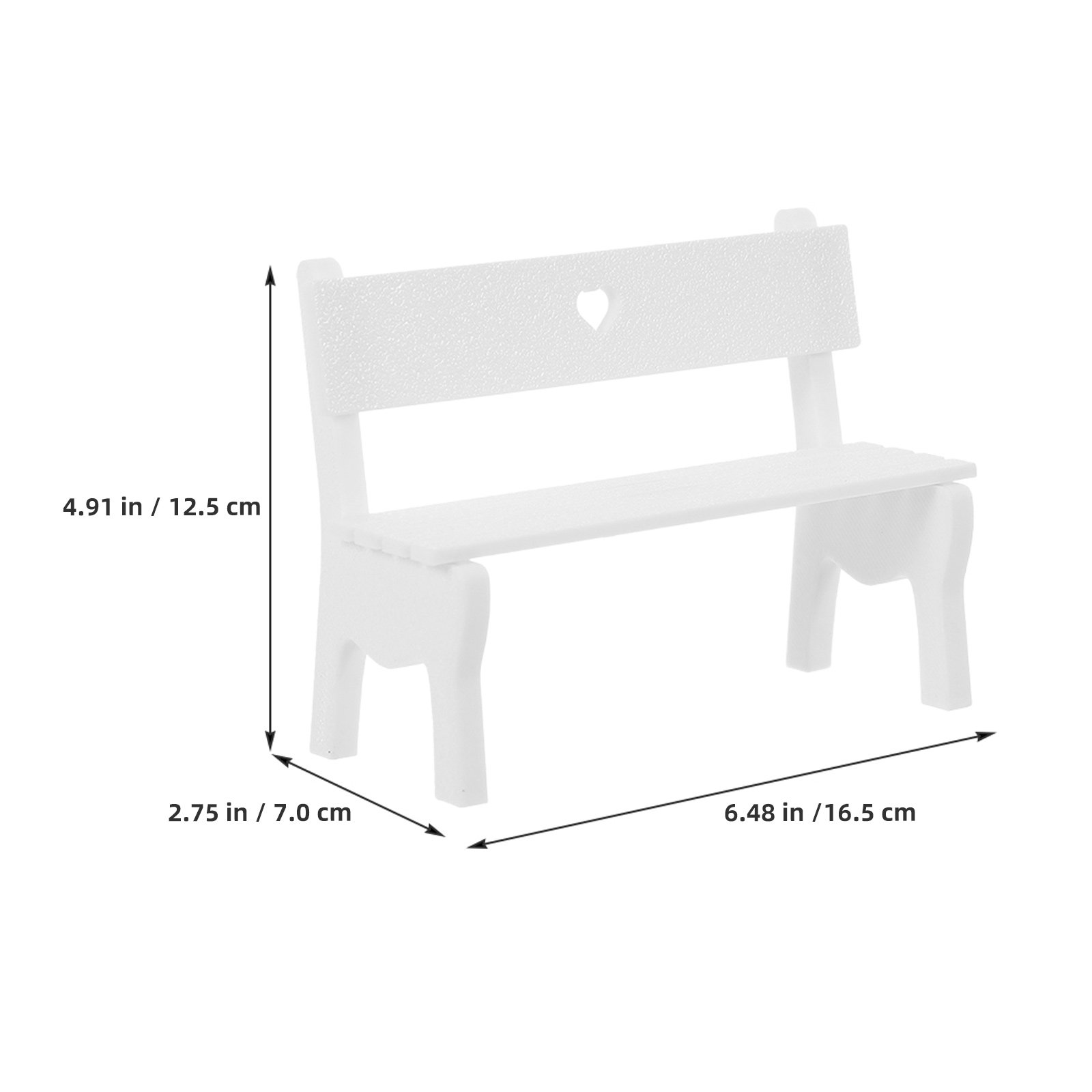 Miniature Park Bench Micro Lan - Outdoor Furniture Bench ulasan dan harga