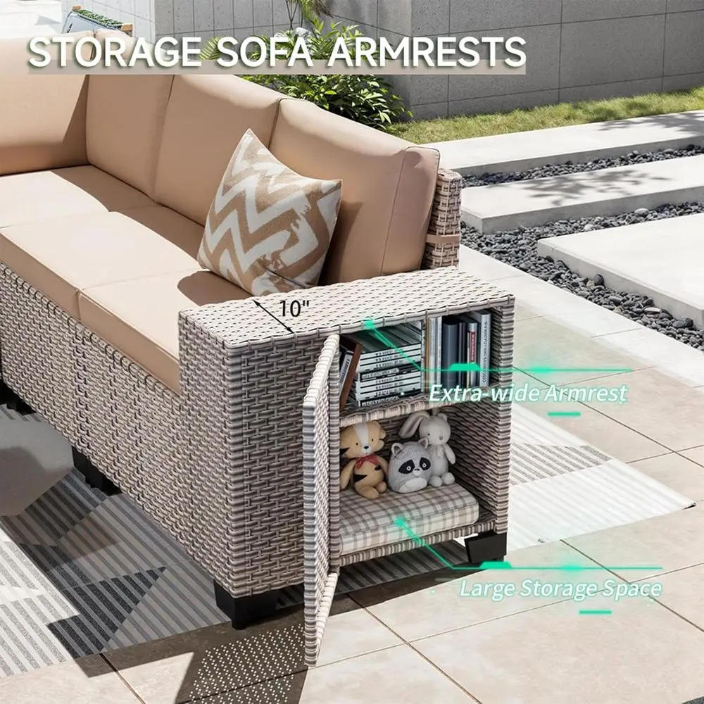 7-Piece Outdoor Patio Furnitur - Outdoor Furniture And Fire Pit ulasan dan harga