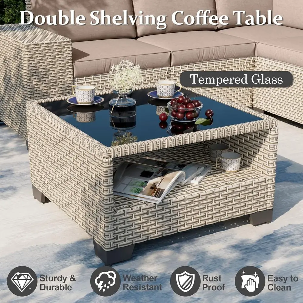7-Piece Outdoor Patio Furnitur - Outdoor Furniture And Fire Pit ulasan dan harga