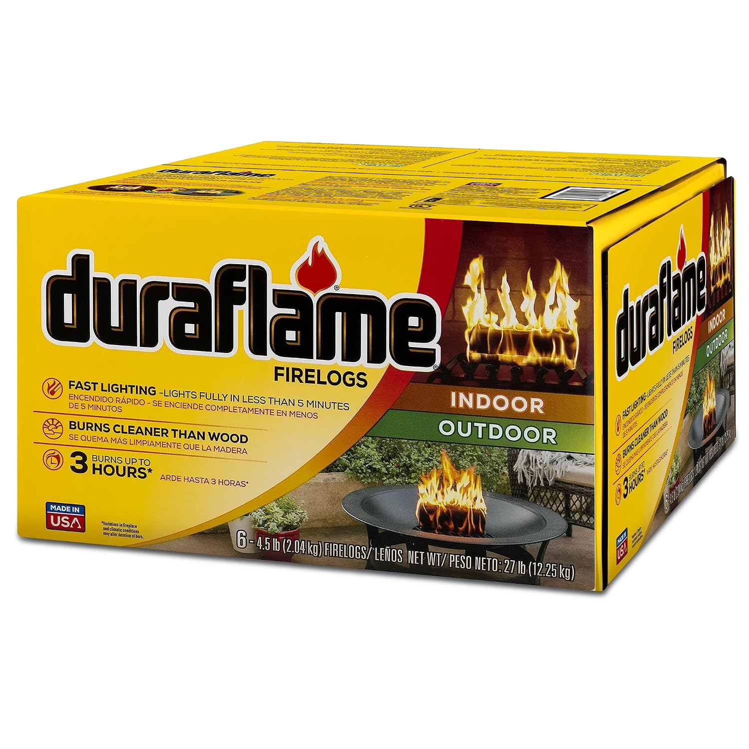 6-Pack Indoor/Outdoor Logs for - Outdoor Furniture And Fire Pit ulasan dan harga