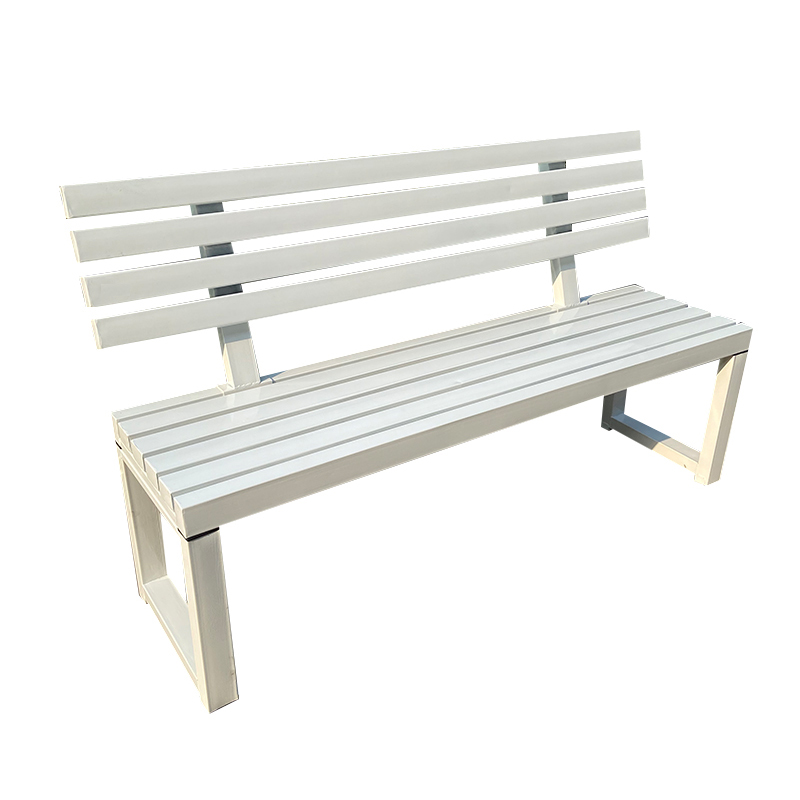 Internet celebrity White bench - Outdoor Furniture Bench ulasan dan harga