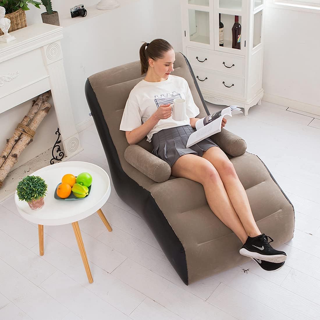 Folding Lazy Sofa,Inflatable L - Outdoor Furniture Arhaus ulasan dan harga
