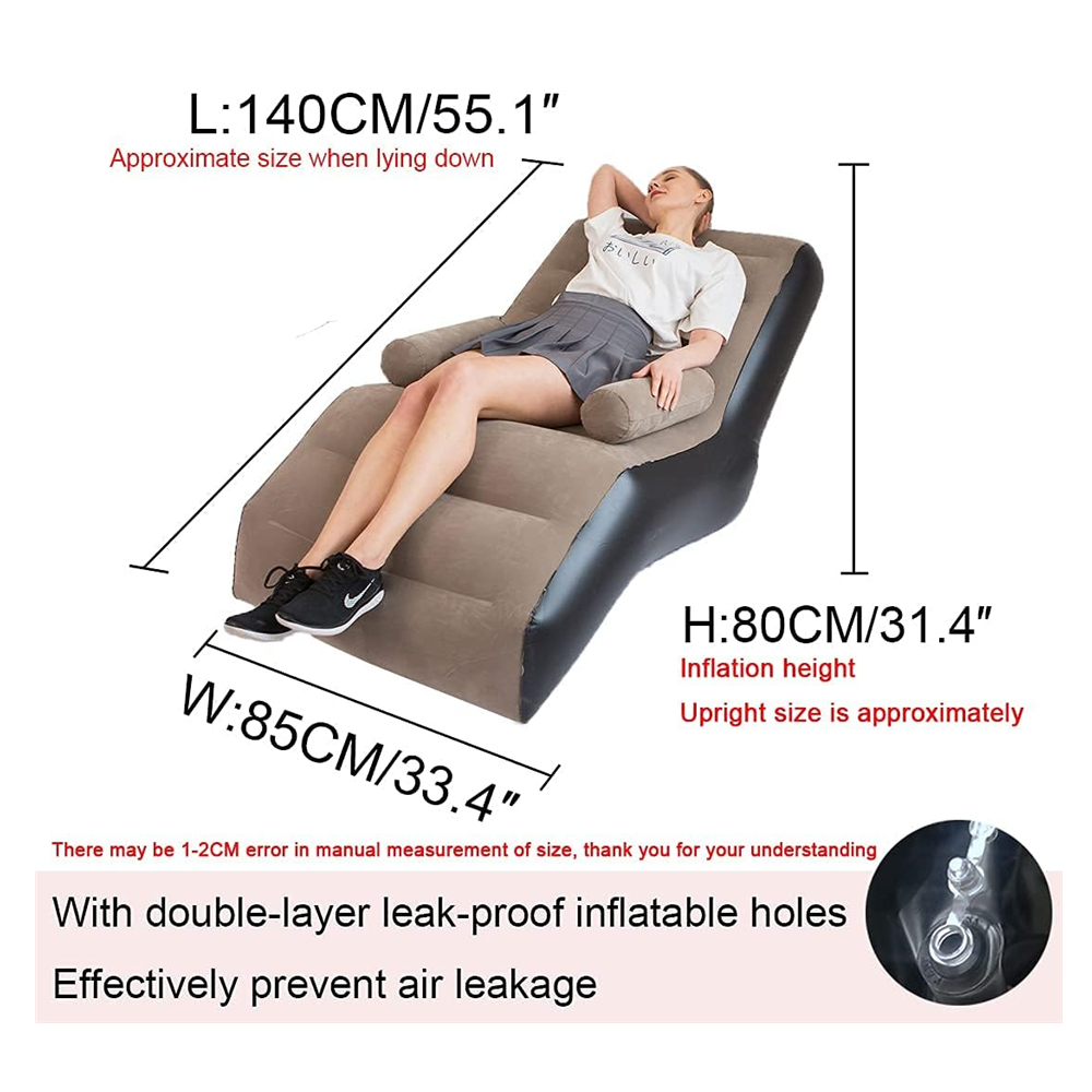 Folding Lazy Sofa,Inflatable L - Outdoor Furniture Arhaus ulasan dan harga