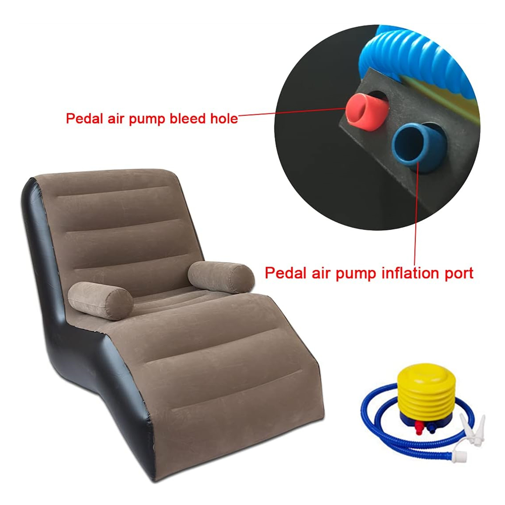 Folding Lazy Sofa,Inflatable L - Outdoor Furniture Arhaus ulasan dan harga