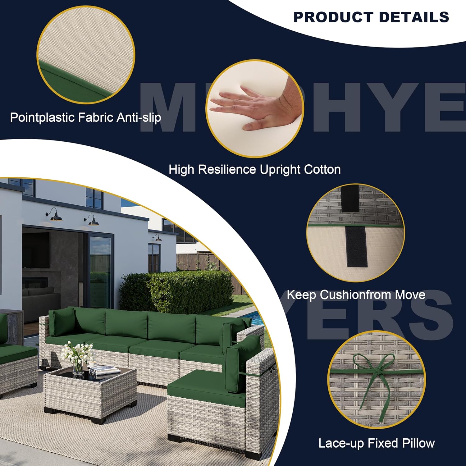 8-Piece Outdoor Patio Furnitur - Outdoor Furniture And Fire Pit ulasan dan harga
