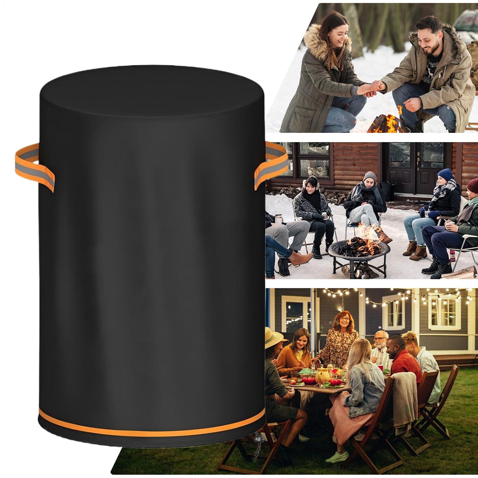 Fire Pit Column Cover Heavy Du - Outdoor Furniture Protector ulasan dan harga