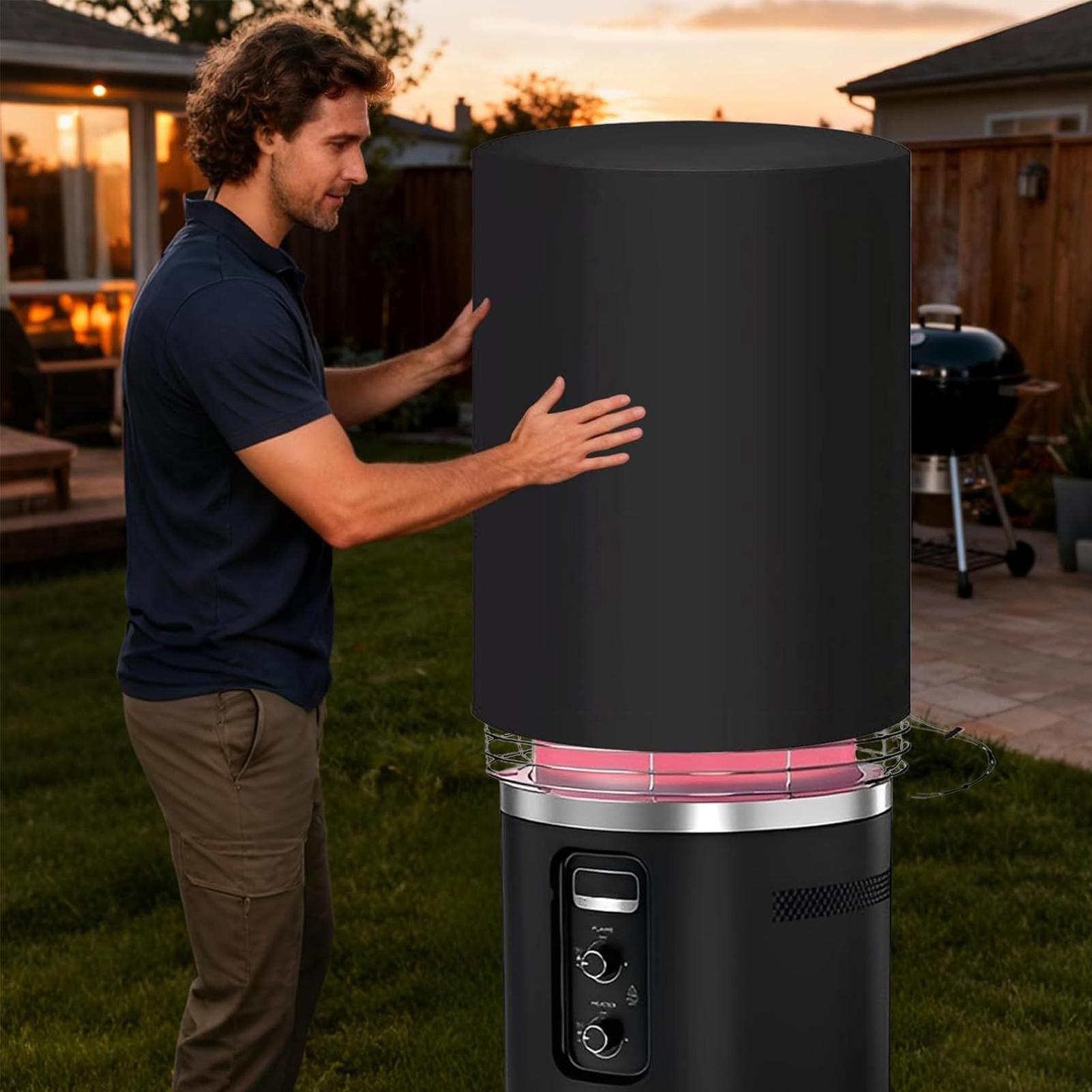 Fire Pit Column Cover Heavy Du - Outdoor Furniture Protector ulasan dan harga