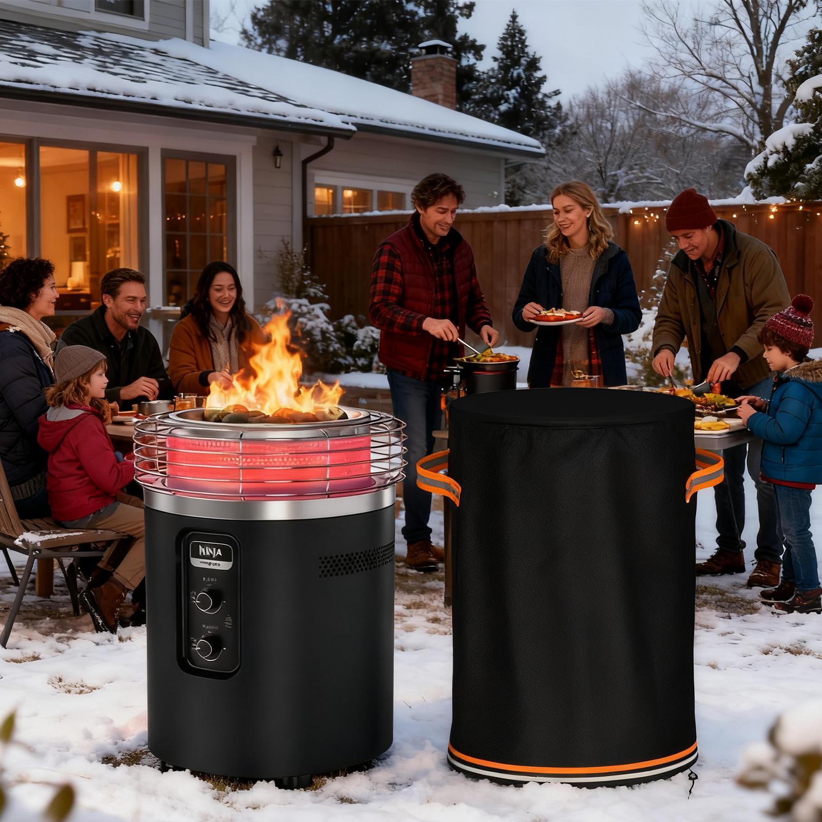 Fire Pit Column Cover Heavy Du - Outdoor Furniture Protector ulasan dan harga