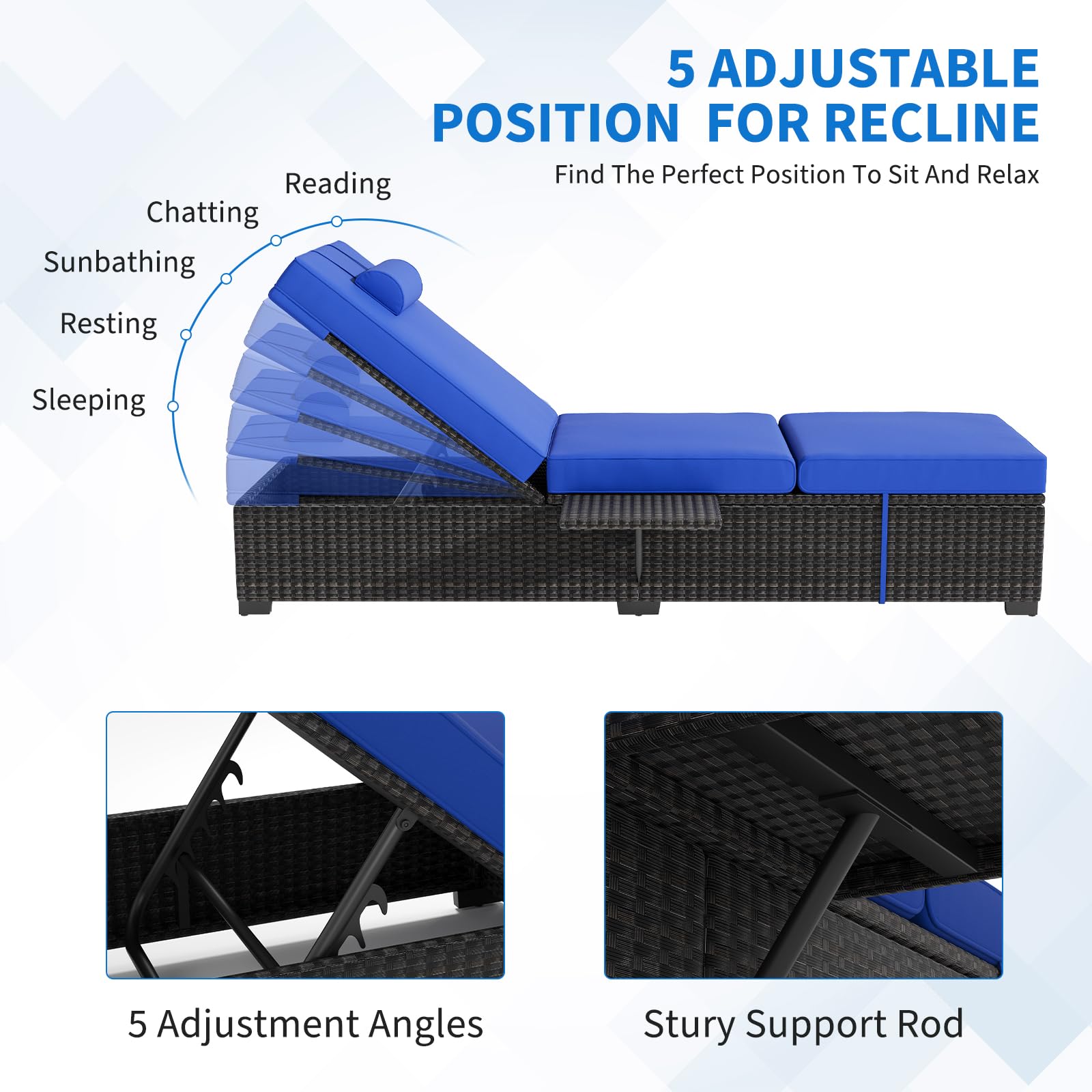 Outdoor Chaise Lounge Chairs S - Deck Chair Lounger ulasan dan harga