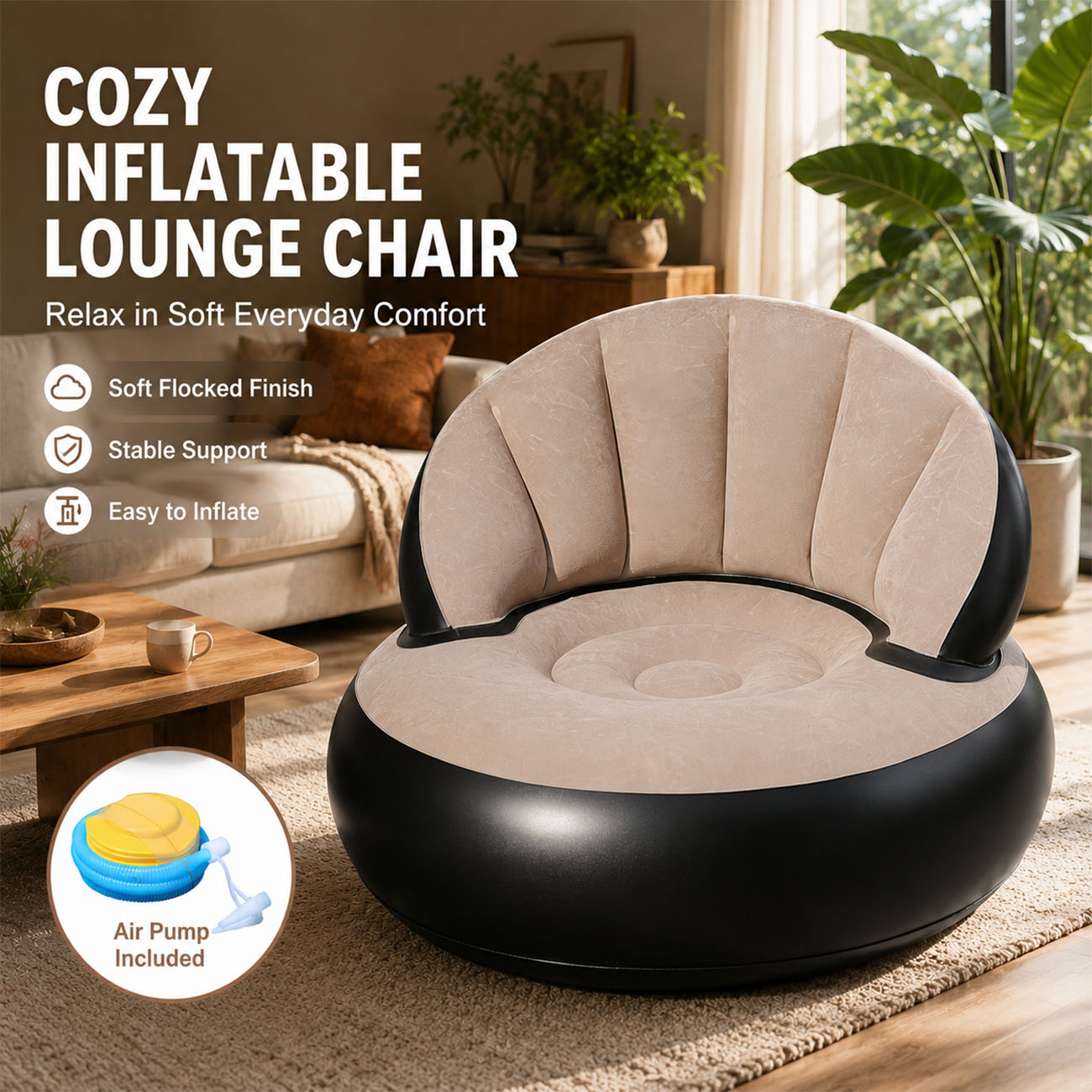 Inflatable Chair for Adults, F - Outdoor Furniture Arhaus ulasan dan harga