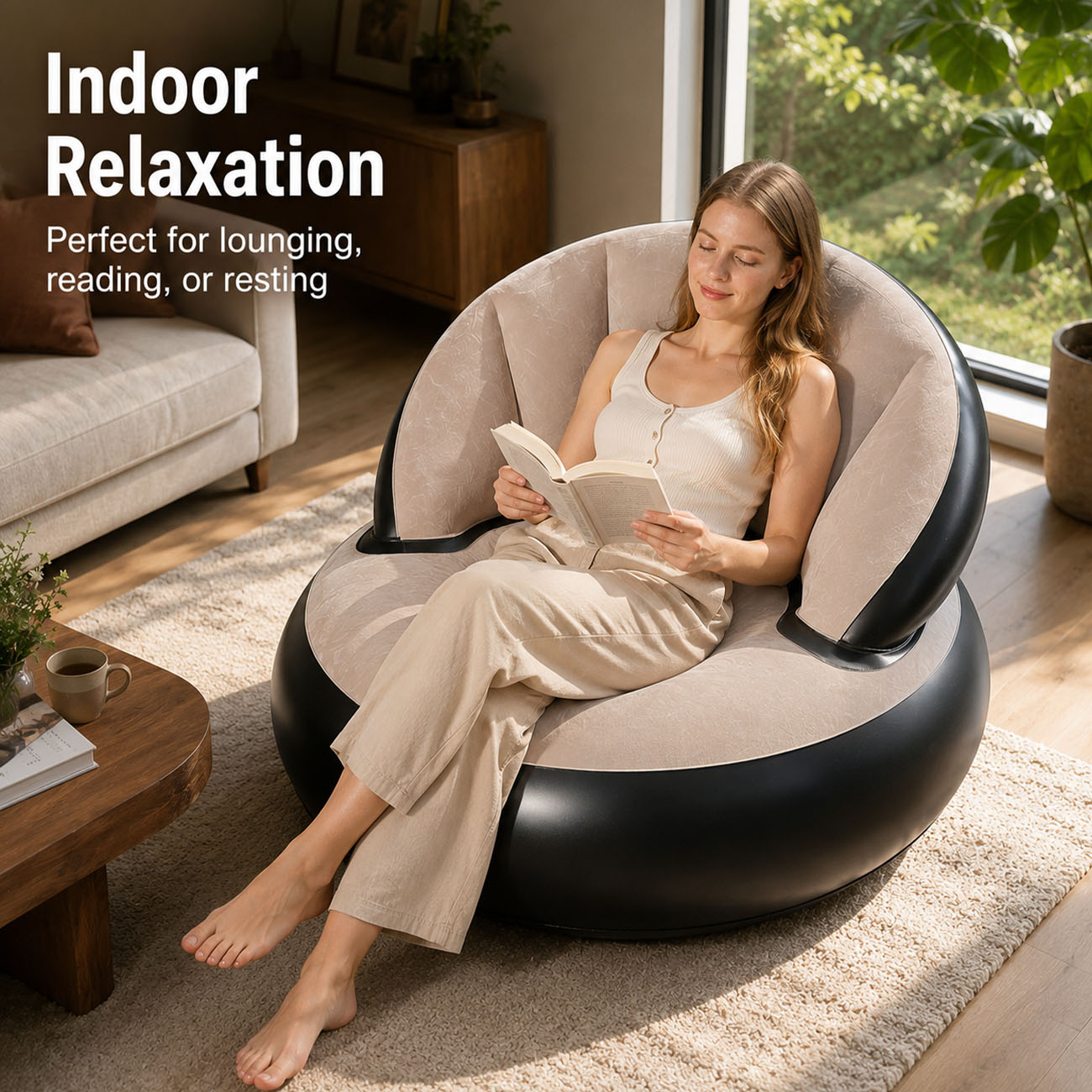 Inflatable Chair for Adults, F - Outdoor Furniture Arhaus ulasan dan harga