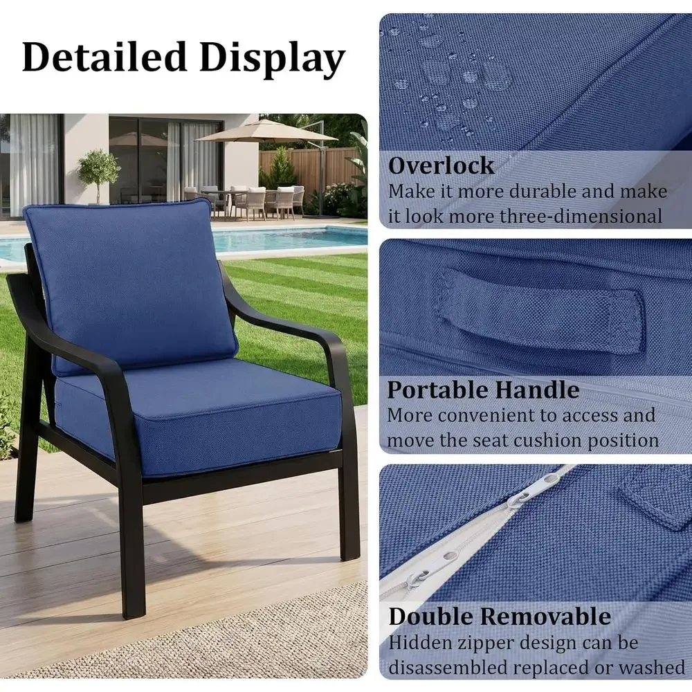 6 Thick Outdoor Chair Cushions - Outdoor Furniture Cushions 24 X 24 ulasan dan harga